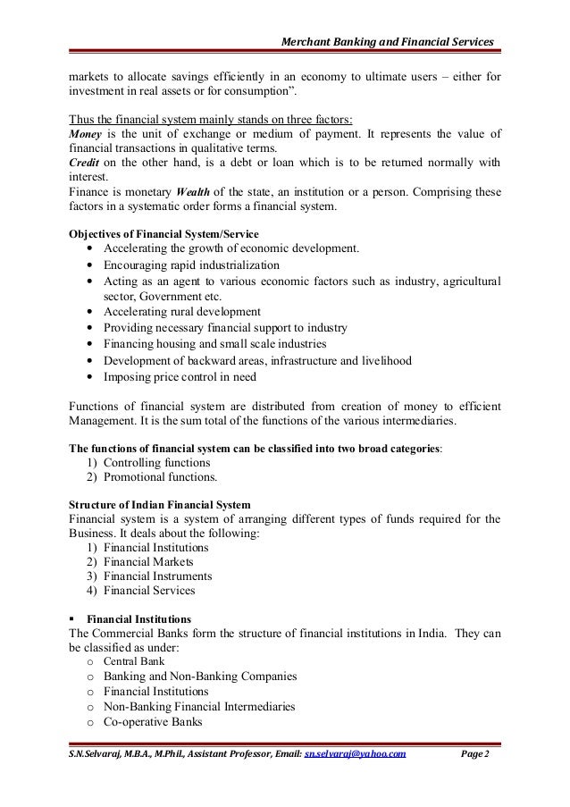 Mba Finance Notes Pdf